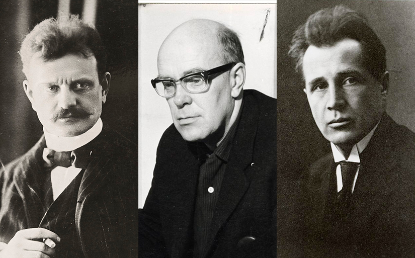 Jean Sibelius, Bengt Johansson, Leevi Madetoja.
